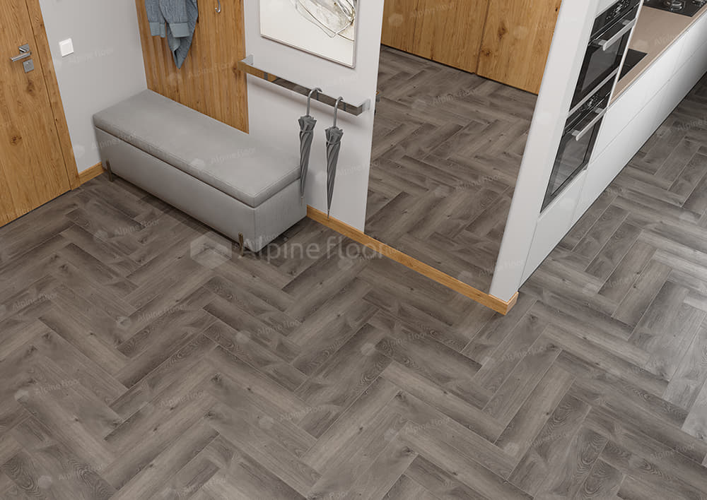 Кварц-винил Alpine Floor Parquet LVT ECO 16-13 Дуб Мерга
